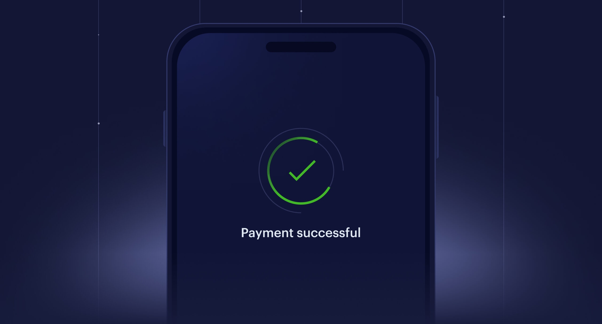 Payment successful via pay by bank