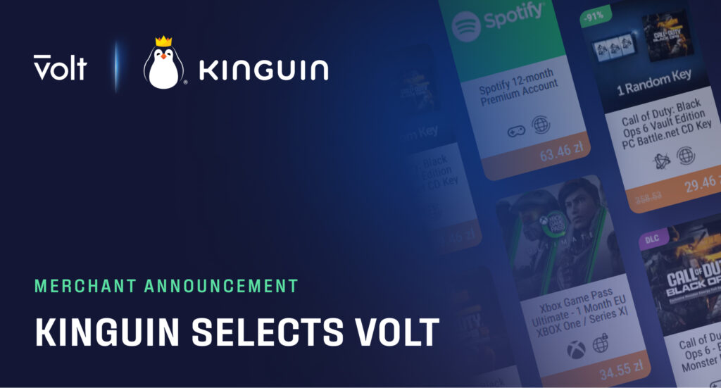 Kinguin integrates Volt